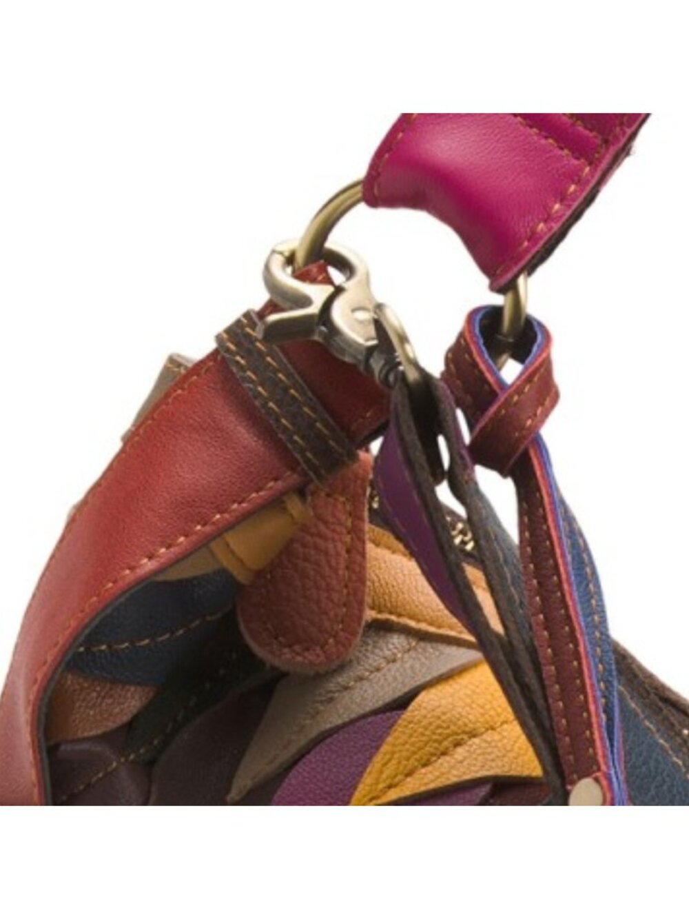 AMERILEATHER Leather Zoe Shoulder Bag - Picture 4 of 6